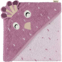 Trixie Mrs.Peacock Βρεφικό Μπουρνούζι Κάπα Μωβ 75x75cm