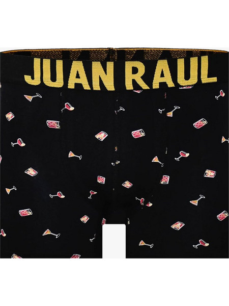 Juan Raul Cocktail Time Ανδρικό Μποξεράκι Μαύρο JR702