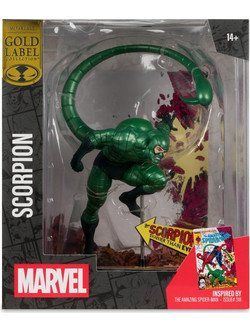 McFarlane Marvel The Amazing Spider-Man 318 Metallic Gold Label Scorpion 18cm