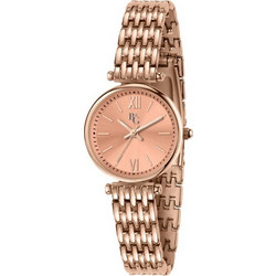 Chronostar Belle Γυναικείο Ρολόι με Ροζ Χρυσό Μεταλλικό Μπρασελέ R3853302511