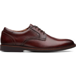 Clarks Malwood Ανδρικά Σκαρπίνια Derby Δερμάτινα Καφέ 26168167