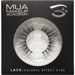 MUA Natural Effect 100 Βλεφαρίδες Ενιαίες 2τμχ 5055402979404