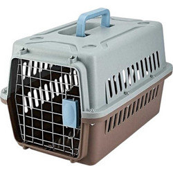 Tradesor Κλουβί Μεταφοράς Σκύλου 48x32x30cm Καφέ 574096