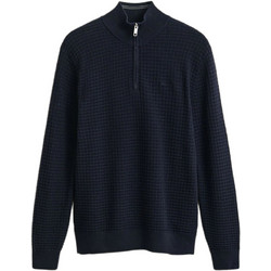 Gant Ανδρικό Πουλόβερ με Φερμουάρ Navy Μπλε 3G8040256-433