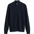 Gant Ανδρικό Πουλόβερ με Φερμουάρ Navy Μπλε 3G8040256-433