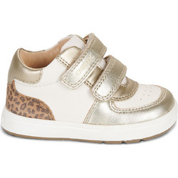 Geox Biglia Παιδικά Sneakers Μποτάκια Μπεζ Χρυσά B564CA085CFC1K2L