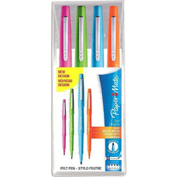 Papermate Σετ Στυλό Διαρκείας 0.7mm Πολύχρωμο 4τμχ 2028646