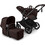 Bugaboo Donkey 6 Complete Καρότσι Μωρού 2 σε 1 Black/Cocoa Brown