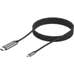 Conceptronic Καλώδιο HDMI 2.0 Braided HDMI Male to USB-C Male 2m Black ABBY10G