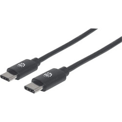 Manhattan 354875 USB-C to USB-C 60W 2m Black