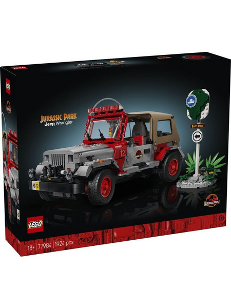 Lego Jurassic World Jurassic Park Jeep Wrangler για 18+ Ετών 77984