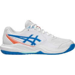 ASICS Gel Dedicate 9 Παιδικά Αθλητικά Παπούτσια για Τένις Λευκά Γαλάζια 1044A085-100
