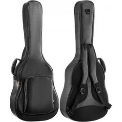 Vevor HLXJTYHHSPMH6KD18001V0 Θήκη Ακουστικής Κιθάρας Μαύρη με Επένδυση