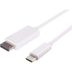 Microconnect Καλώδιο DisplayPort to USB-C Male 2m White USB3.1CDPB2W