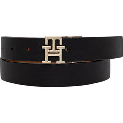 Tommy Hilfiger Γυναικεία Ζώνη από Δερματίνη Μαύρη AW0AW18691-BDS