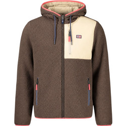 Norway Ανδρική Ζακέτα Fleece με Κουκούλα και Φερμουάρ Καφέ 869509