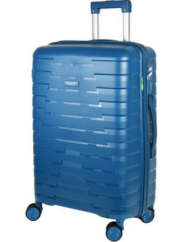 Colorlife 7950-03 Βαλίτσα Μεσαία 65x43x27cm με 4 Ρόδες Γαλάζια