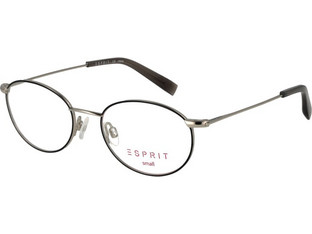 Esprit ET33418 538 Ανδρικός Σκελετός Γυαλιών Οράσεως Μεταλλικός Ασημί Μαύρος