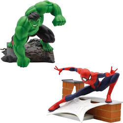 Bullyland Marvel Avengers Hulk & Spider-Man Σετ Φιγούρες Δράσης