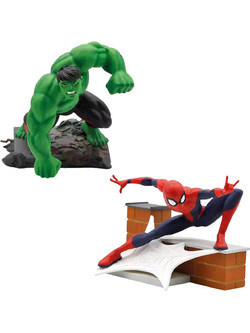 Bullyland Marvel Avengers Hulk & Spider-Man Σετ Φιγούρες Δράσης