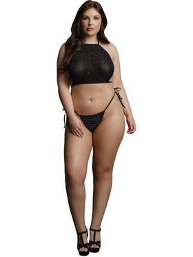 Le Desir Σετ Sexy Εσώρουχα See Through Μαύρα 7423522532577