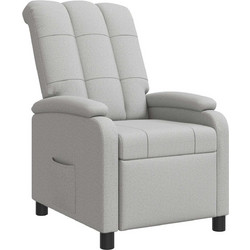 vidaXL Πολυθρόνα Relax Ανακλινόμενη Γκρι 42034967