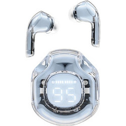 M-HK6 Ακουστικά Bluetooth In Ear Ανθεκτικά στο Νερό Silver