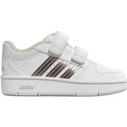 Adidas Hoops Παιδικά Sneakers Λευκά Μπρονζέ LA3764