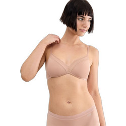 Sloggi Go Blush Σουτιέν Push Up με Μπανέλα Μπεζ 10228626-00ME