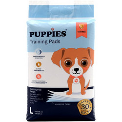 Puppies Επιδαπέδιες Πάνες Σκύλου με Αυτοκόλλητα 60x60cm 30τμχ