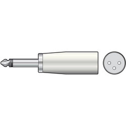 QTX 763.946UK Αντάπτορας Ήχου 6.35mm Male to XLR Male