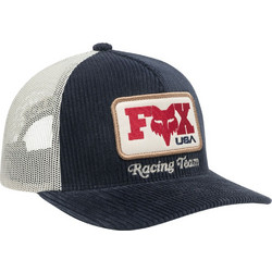 Fox Ανδρικό Καπέλο Jockey με Δίχτυ Υφασμάτινο Μαύρο Λευκό 40421-329