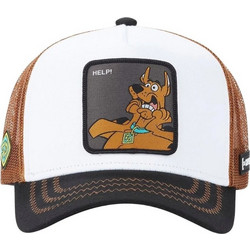Capslab Ανδρικό Καπέλο Jockey με Δίχτυ Snapback Υφασμάτινο Καφέ Λευκό 211538124