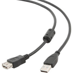 Cablexpert CCF-USB2-AMAF-10 Καλώδιο USB-A Male 2.0 to USB-A Female 3m Black