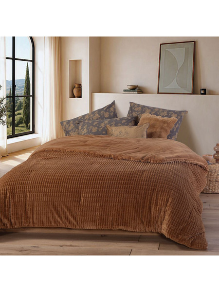 Nef-Nef Κουβερτοπάπλωμα Υπέρδιπλο Hollowfiber 220x240 Elaisa Camel
