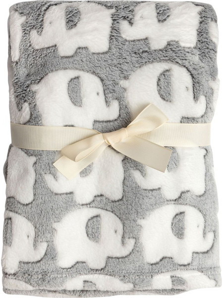 Funky Elephant Κουβέρτα Αγκαλιάς Fleece 80x100 Γκρι