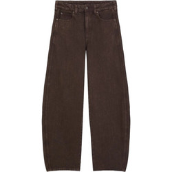Dickies Maricopa Γυναικείο Τζιν Παντελόνι Barrel Εφαρμογή Σοκολατί DK0A8C2IDBX
