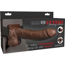 Pipedream Fetish Fantasies Harness Strap On με Dildo 24cm Καφέ