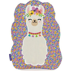 Happyfriday Moshi Moshi Llama Παιδικό Διακοσμητικό Μαξιλάρι 100% Βαμβάκι Πολύχρωμο 40x30cm