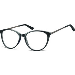 Sunoptic AC27B Γυναικείος Σκελετός Γυαλιών Οράσεως Κοκάλινος Μαύρος