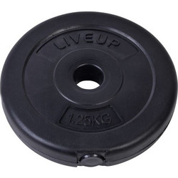 LiveUp Δίσκος Πλαστικοποιημένος 1.25kg Φ25mm