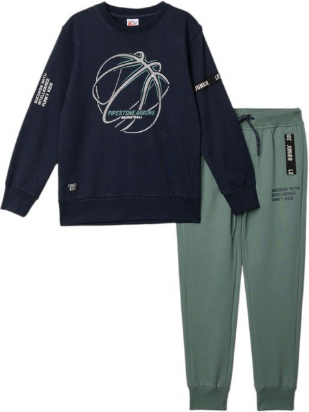 Funky Παιδικό Σετ Φόρμας Navy Μπλε Πράσινο Mint 227-117146-1