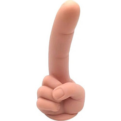 Passion Labs Forefinger Dildo με Βεντούζα 19cm Flesh