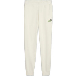Puma Essentials Ανδρικό Παντελόνι Φόρμας Fleece με Λάστιχο Μπεζ 684713-87