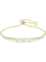 Swarovski Mesmera Γυναικείο Βραχιόλι Ριβιέρα με Ροζέτα Xρυσό με Ζιργκόν 5747939