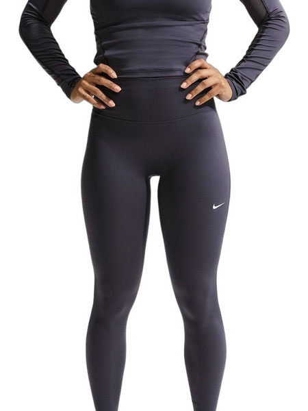 Nike One Seamless Γυναικείο Κολάν Μακρύ Ψηλόμεσο Ανθρακί HJ9195-014