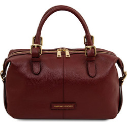 Tuscany Leather Γυναικεία Τσάντα Χειρός Δερμάτινη Μπορντό TL142616