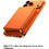 WiWu P15-1 Wireless Magsafe Power Bank 10000mAh 15W με Θύρα USB-A & Θύρα USB-C Power Delivery Orange