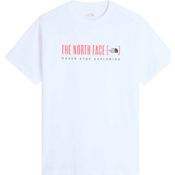 The North Face Ανδρικό Αθλητικό T-Shirt Λευκό NF0A8JBFFN4