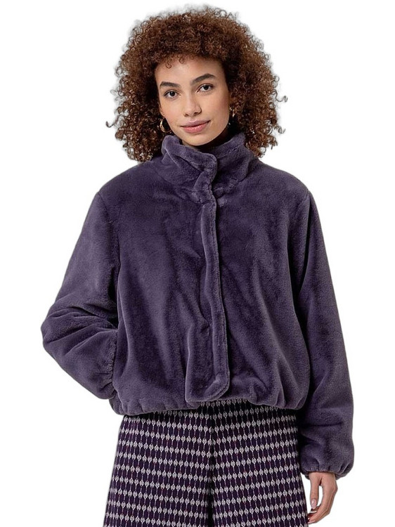 Surkana Γυναικεία Γούνα Μωβ 566BAPE421-43